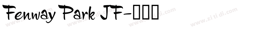Fenway Park JF字体转换